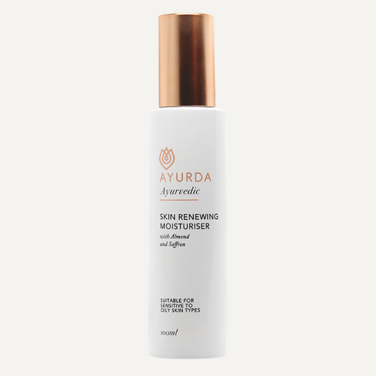 Ayurvedic Skin Renewing Moisturiser with Almond & Saffron – 100ml image 0