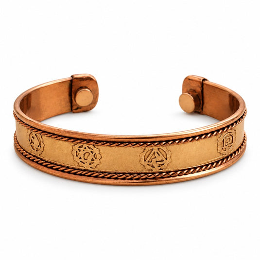 Copper Bracelet Chakra Print
