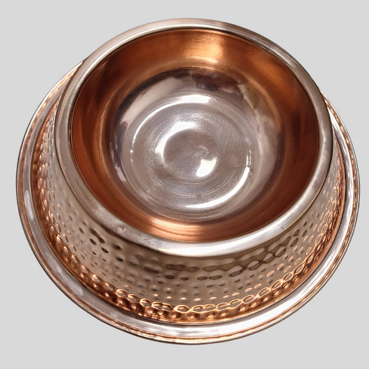 Pure Copper Pet Bowl - 700ml image 0