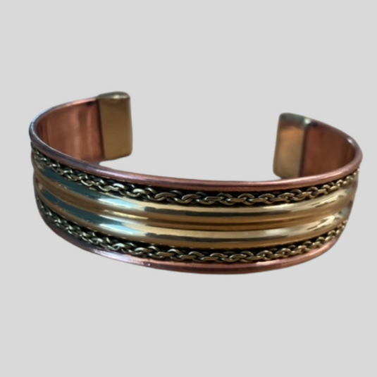 Copper Bracelet - Double Ring image 0