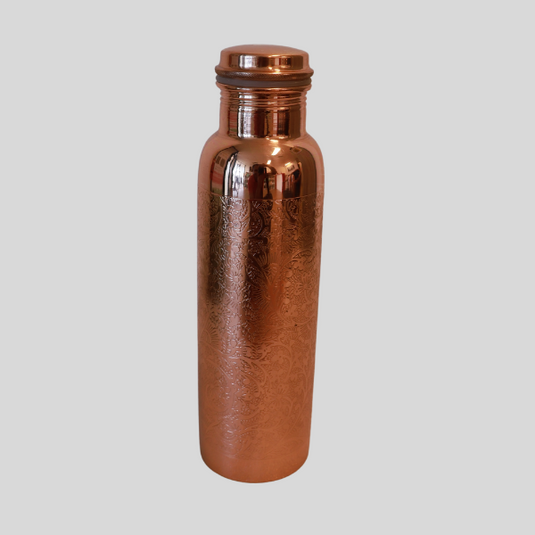 Pure Copper Bottle (Embossed Gloss) image 0