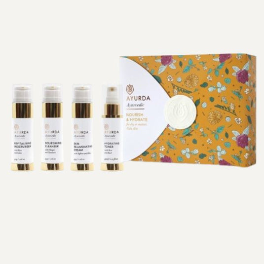 Vata Skincare Sample Kit – Nourish & Renew (Dry & Mature Skin) image 1