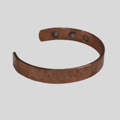 Copper Bracelet - Hammered Design image 0