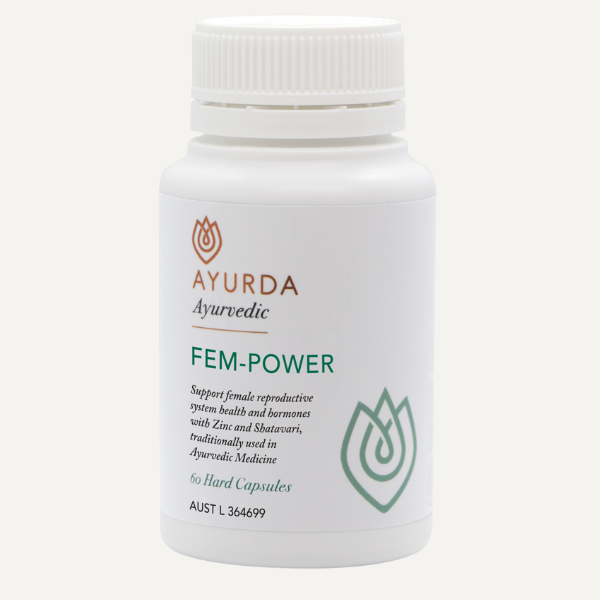 Ayurda Fem-Power – Female Reproductive & Hormonal Support (60 Capsules) image 0