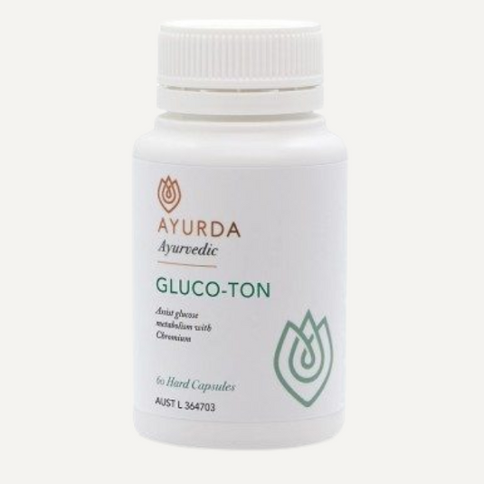 Ayurda Gluco-Ton – Ayurvedic Glucose Metabolism Support (60 Capsules) image 0