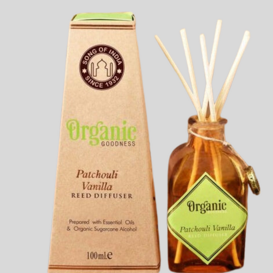 Organic Goodness Reed Diffuser 100ml - Patchooli/Vanilla image 0